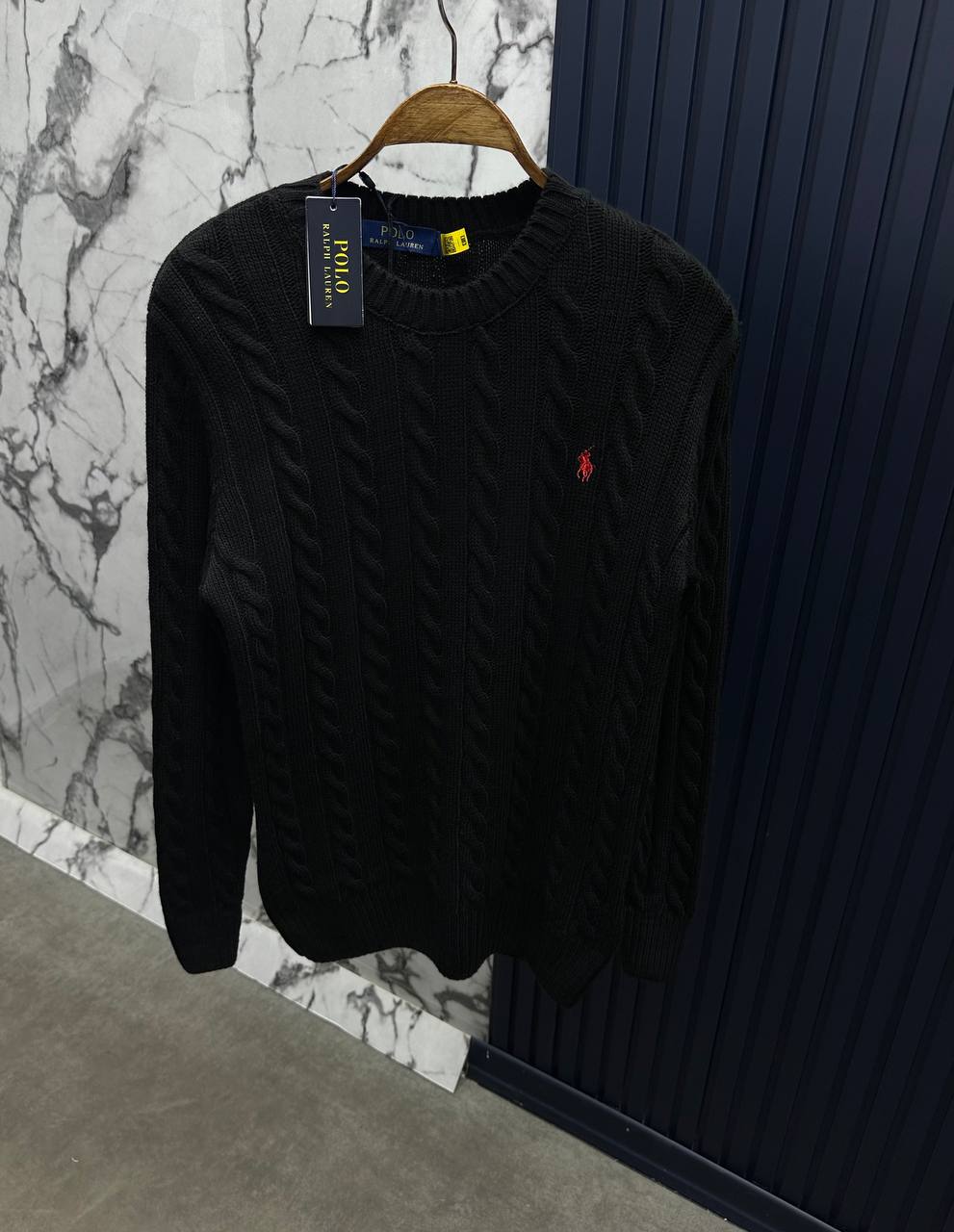 PLO RALPH Lauren Triko Kazak -Siyah