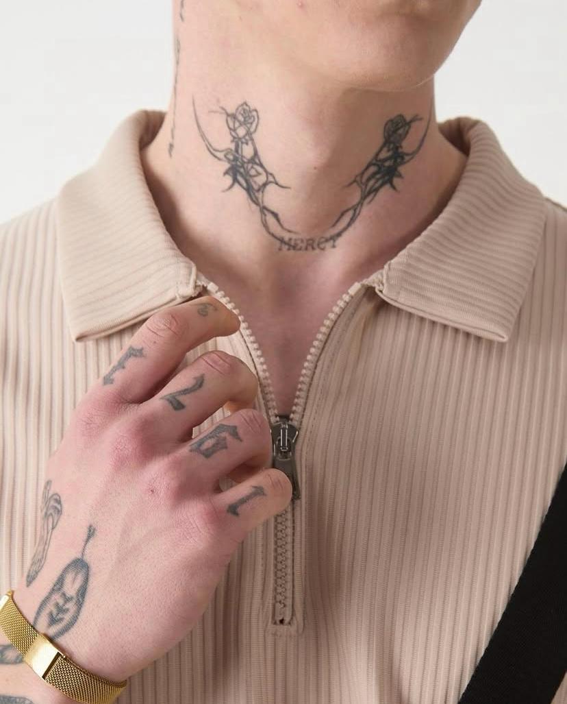 Bej Oversize Polo Yaka T-shirt