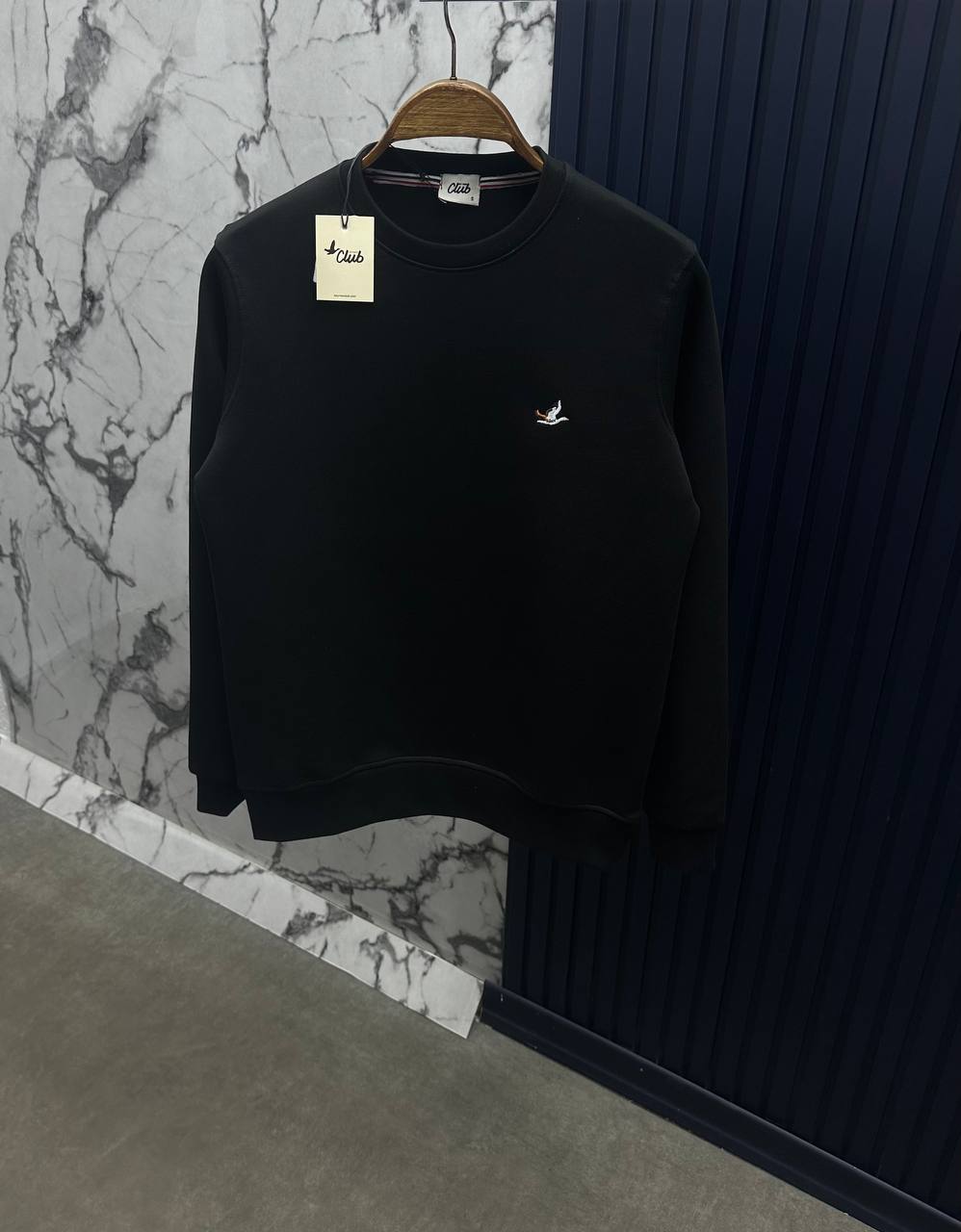 Bymen Logolu Sweatshirt-Siyah