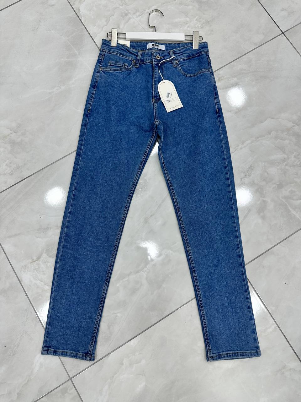 Regular Kesim Pantolon -Mavi