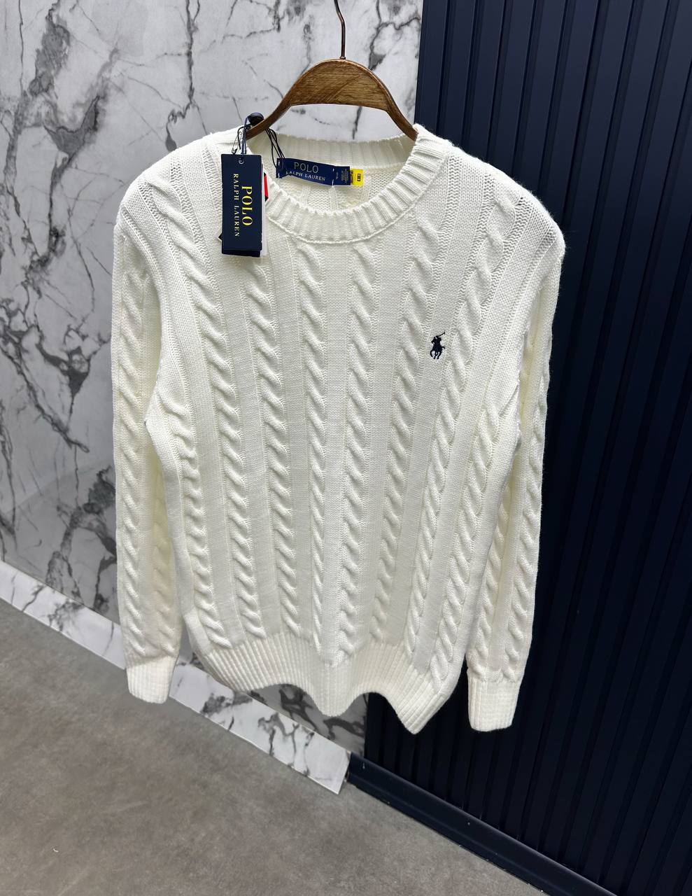 PLO RALPH Lauren Triko Kazak -Beyaz