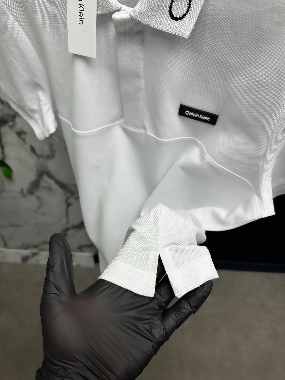 CK POLO YAKA Tshirt -Beyaz