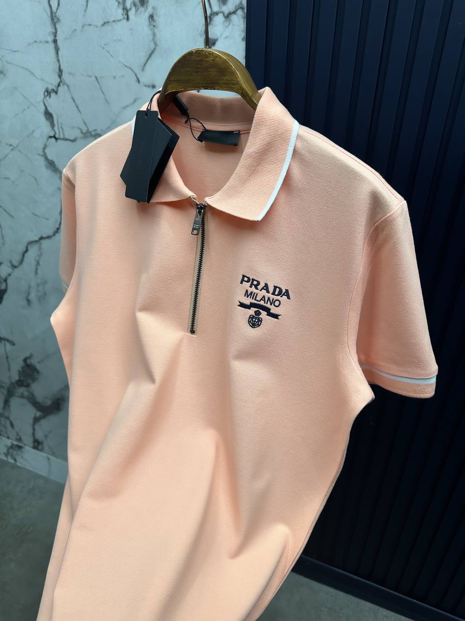 P PUDRA FERMUARLI POLO YAKA-TSHİRT