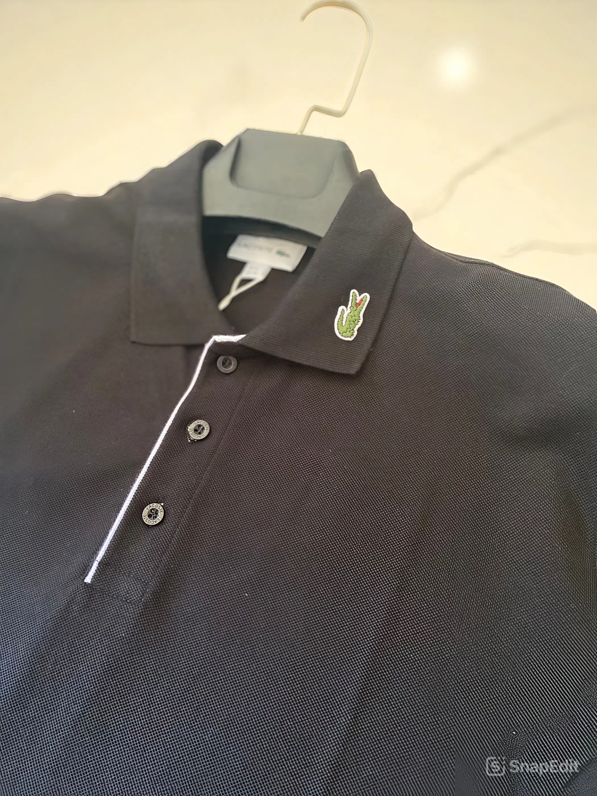 LCST SİYAH POLO YAKA