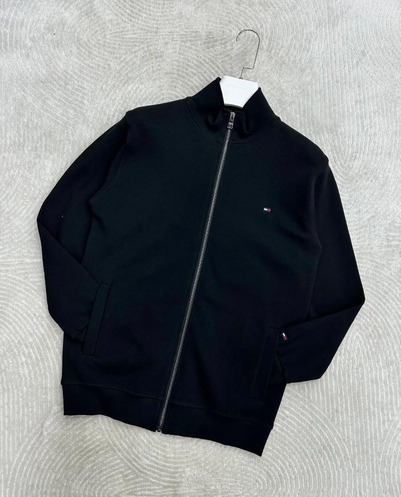 TMMY FERMUARLI Siyah Hırka