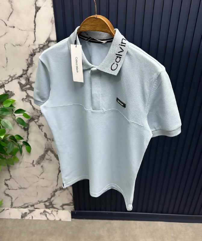 Ck Polo Yaka Tshirt-Mavi