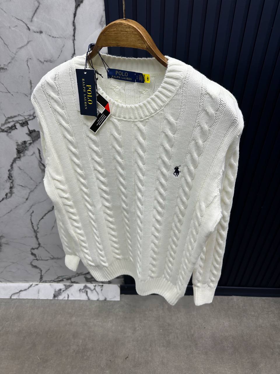 PLO RALPH Lauren Triko Kazak -Beyaz