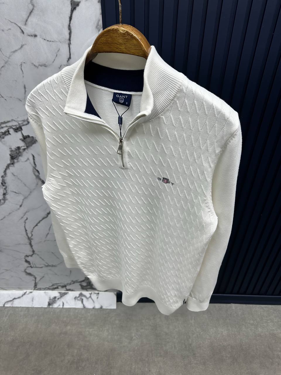 GNT TRİKO FERMUARLI -Beyaz