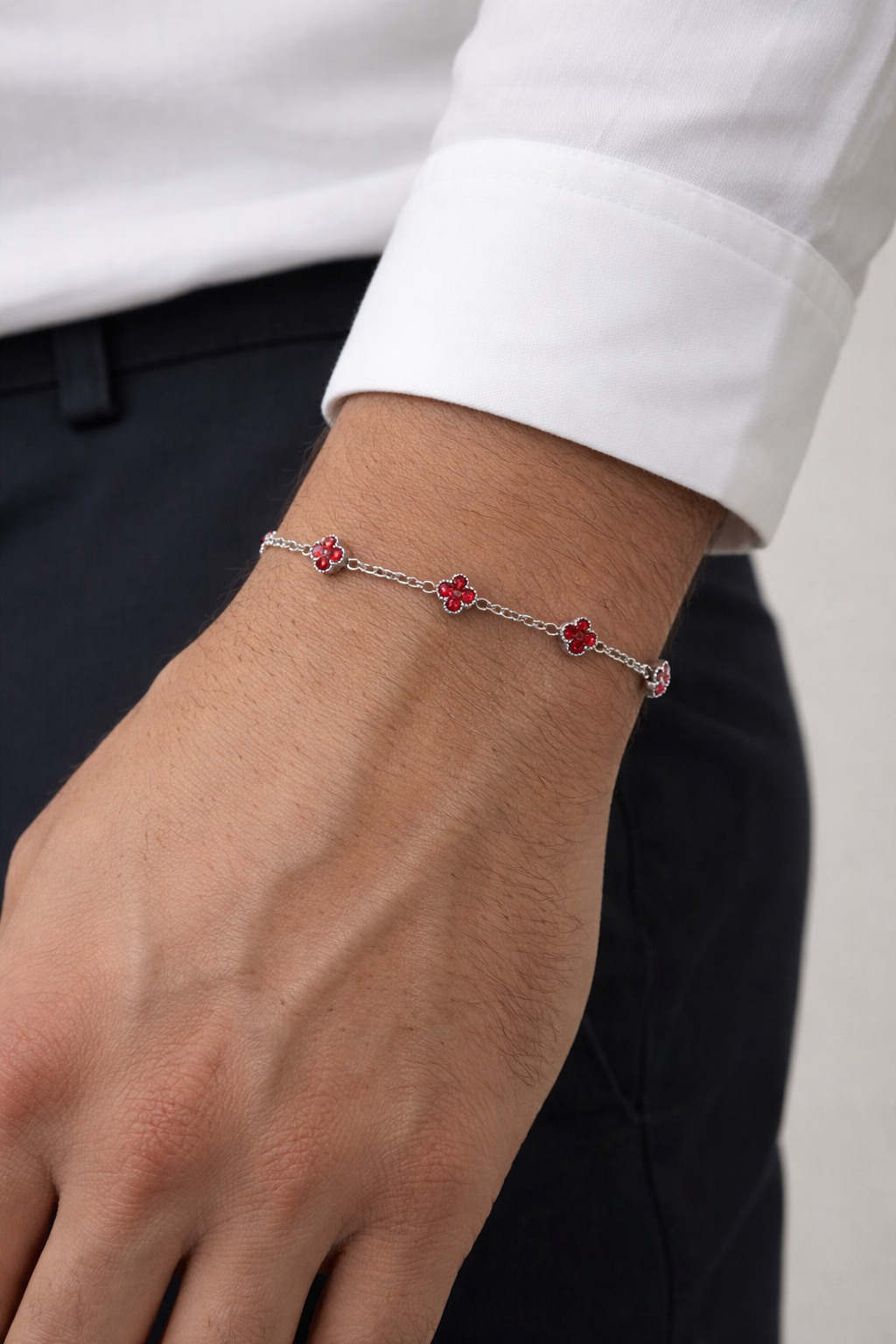 van cleef bileklik-Mor