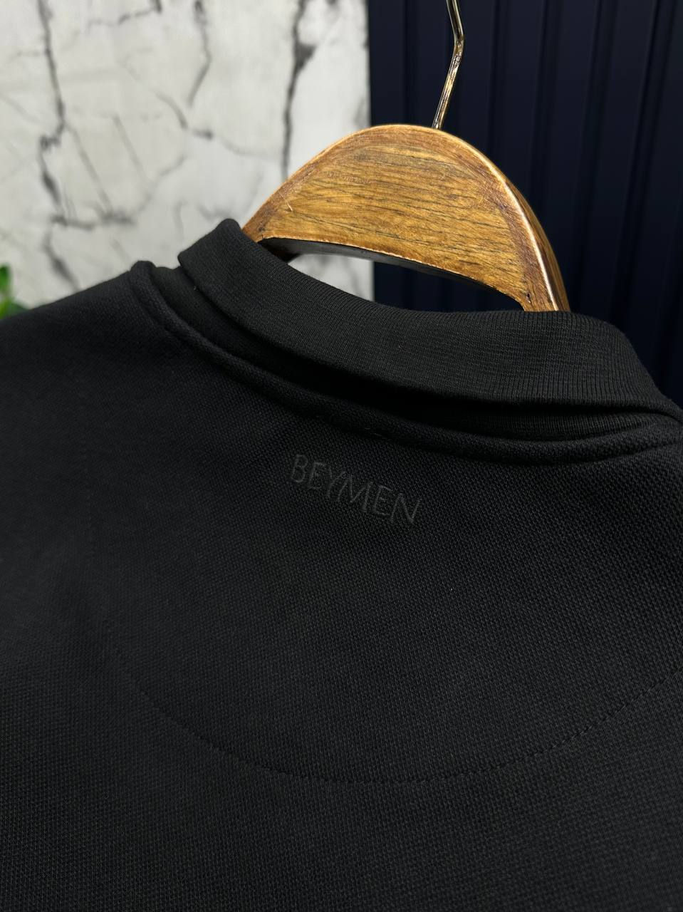Bymen Yarım Fermuarlı Sweatshirt-Siyah