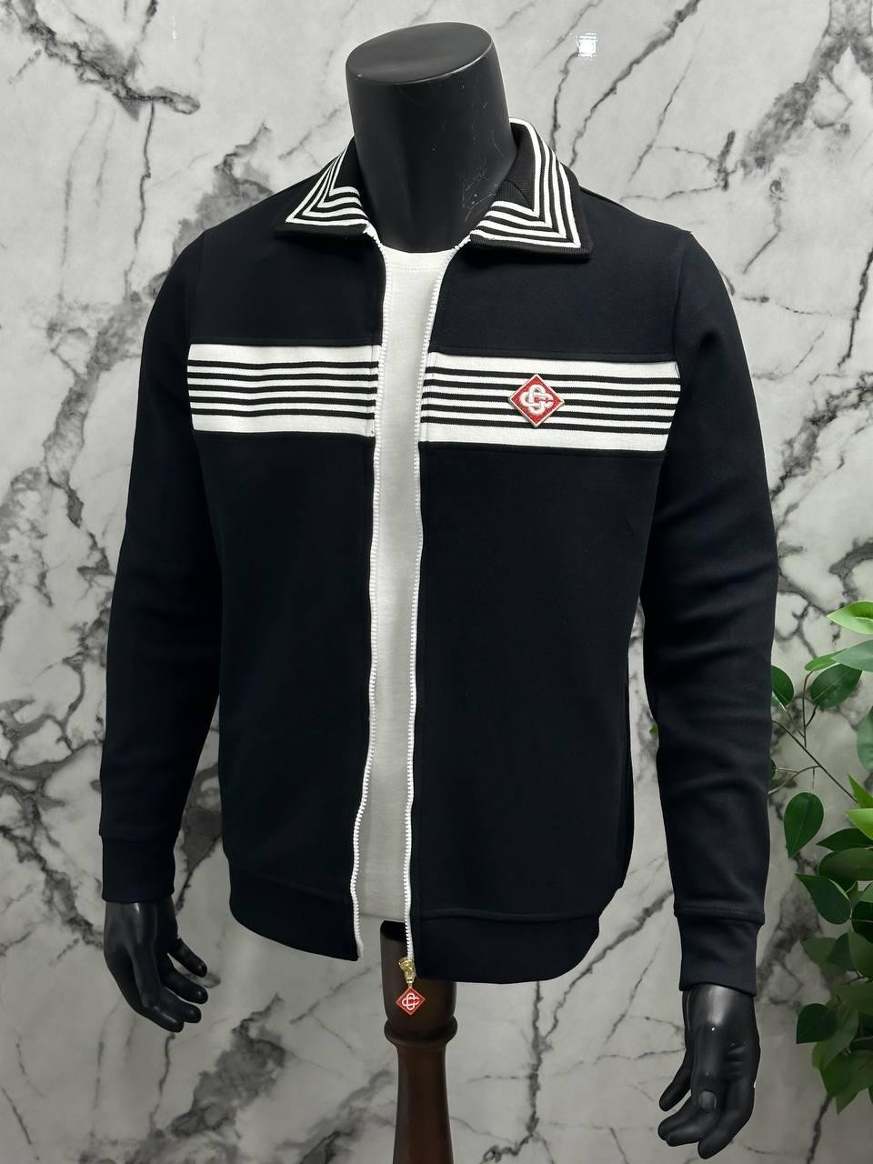 Cs Kapüşonsuz Sweatshirt Siyah