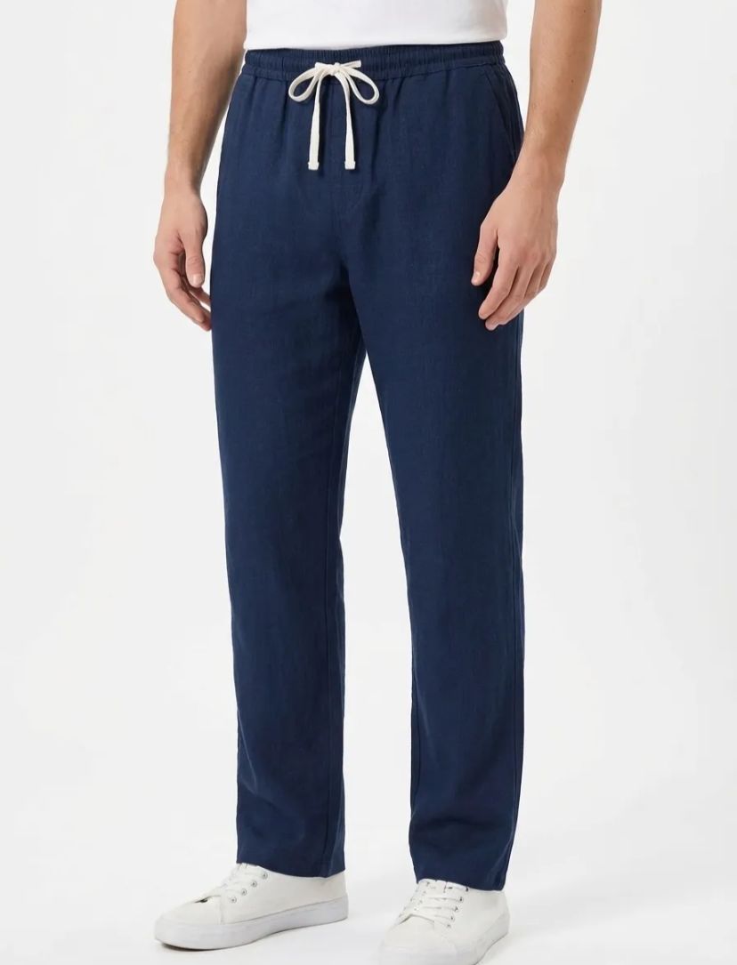 Lacivert  Keten Baggy Pantolon