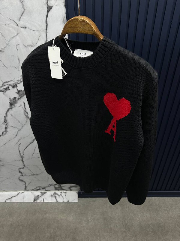Ami Paris Sweatshirt-Siyah
