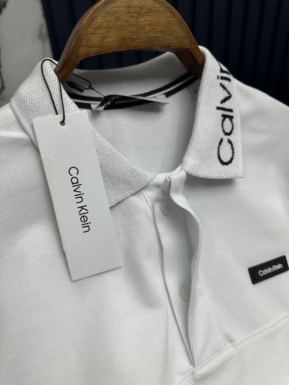 CK POLO YAKA Tshirt -Beyaz