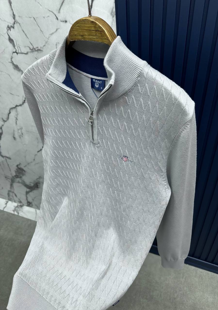 GNT TRİKO FERMUARLI -Gri