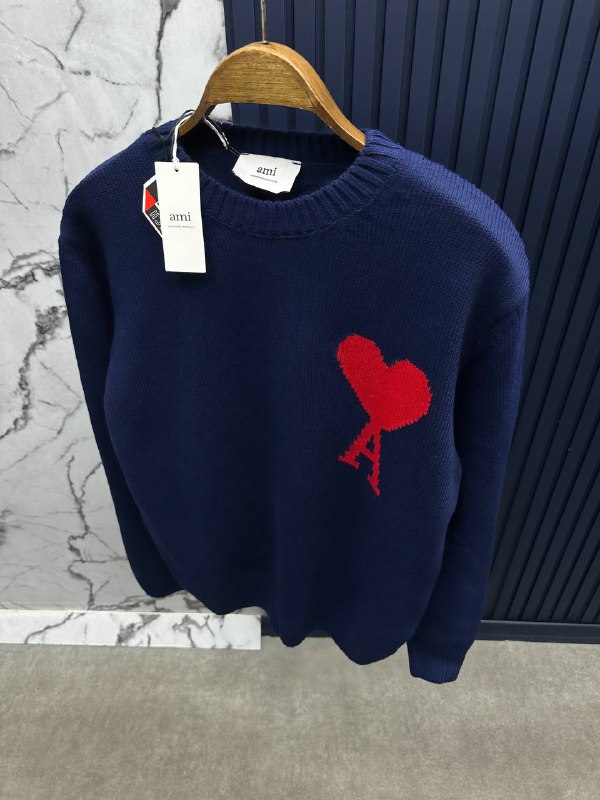 Ami Paris Sweatshirt-Lacivert