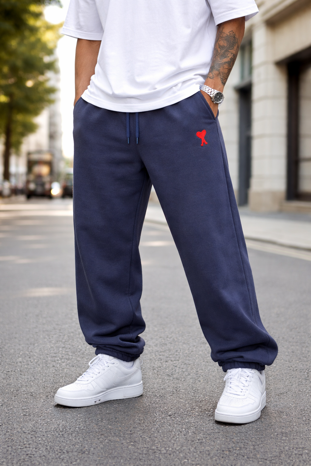 3 İPLİK EŞOFMAN ALTI-Lacivert