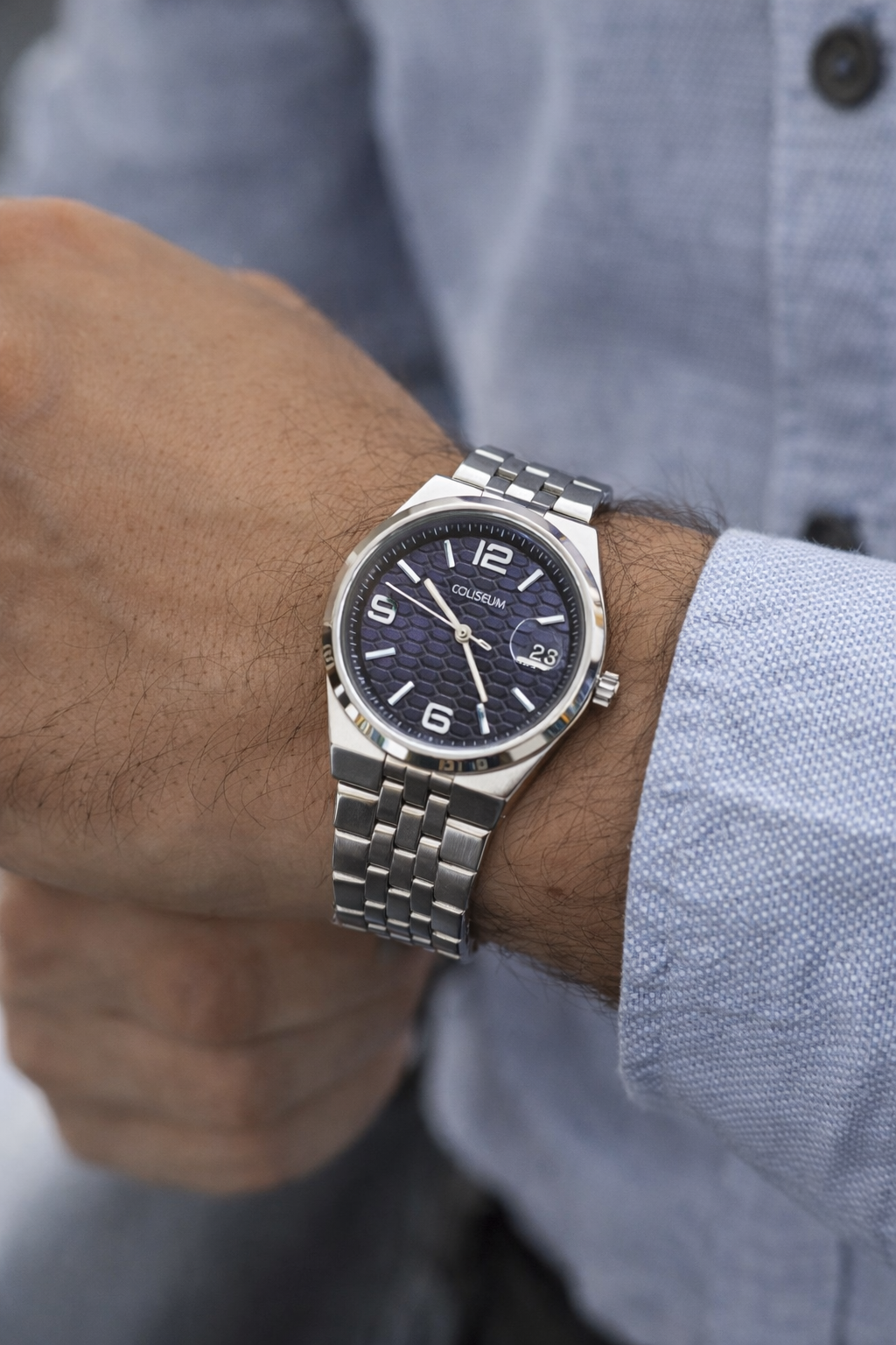 Metal Kordonlu Analog Saat