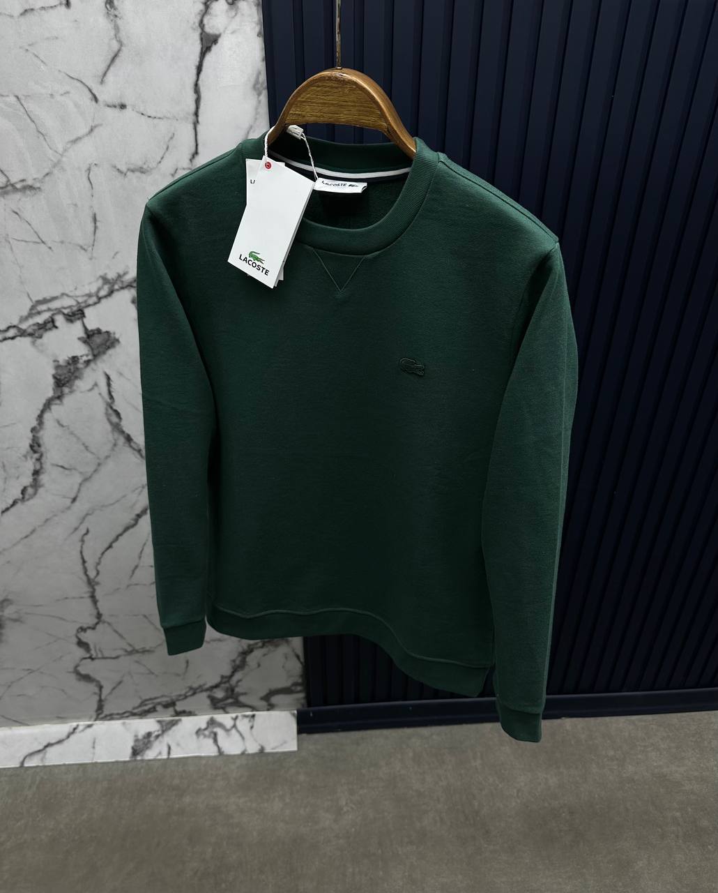 LACOSTE Bisiklet Yaka Sweatshirt-Yeşil