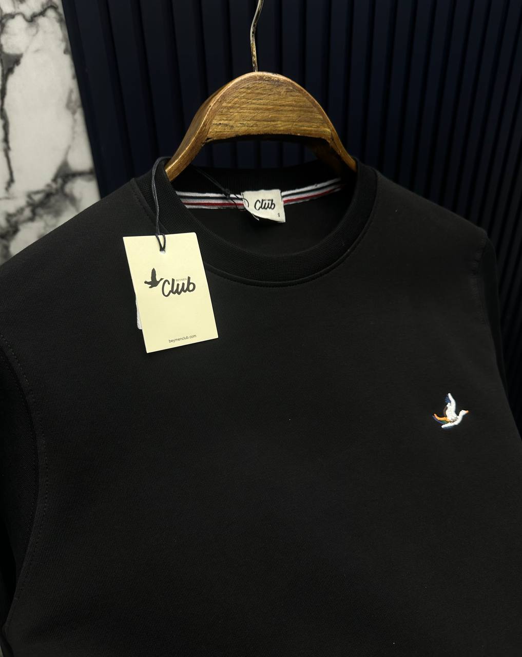 Bymen Logolu Sweatshirt-Siyah