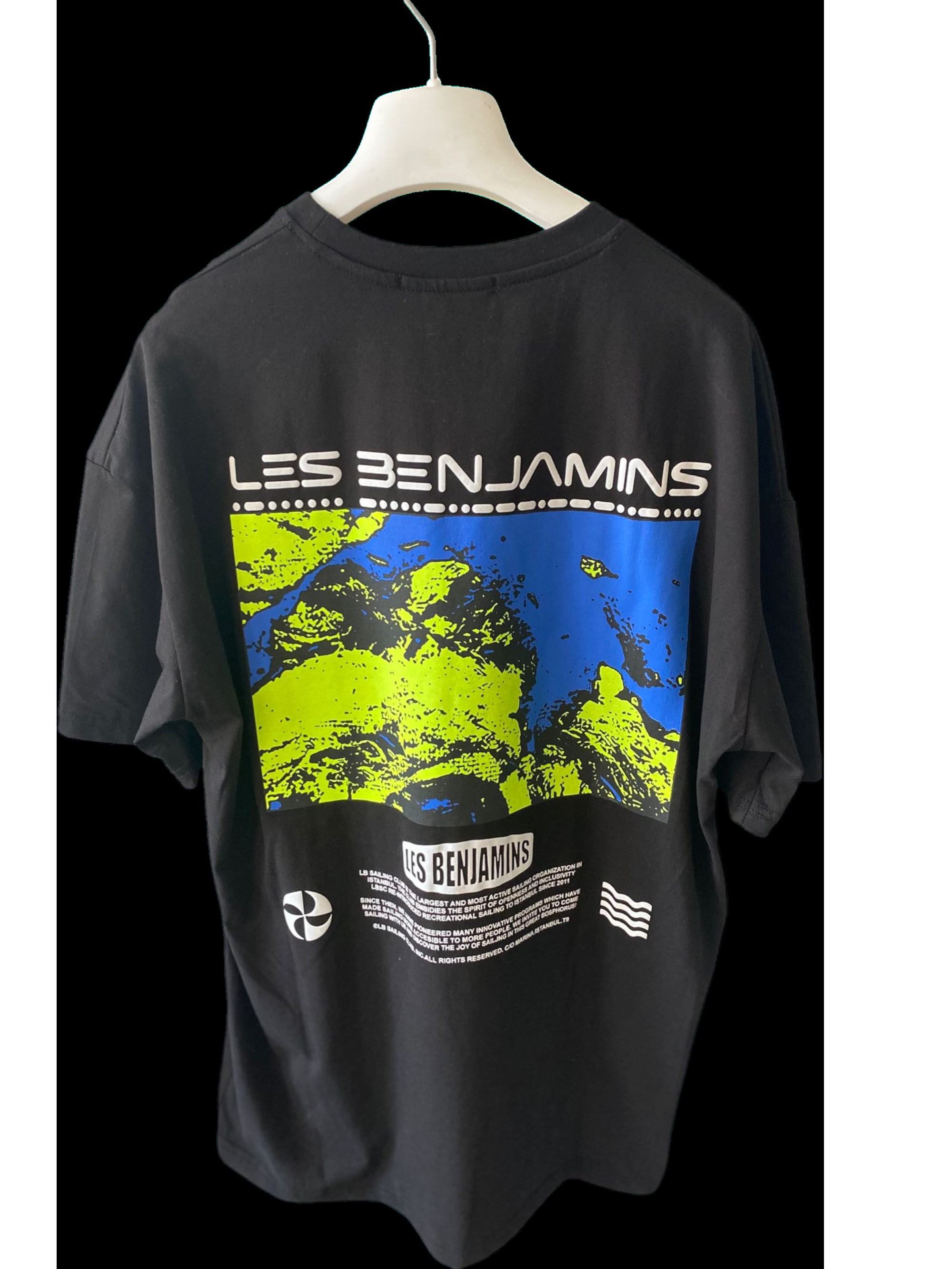 LENS Bj Unisex Sırt Baskılı Oversıze T-shirt