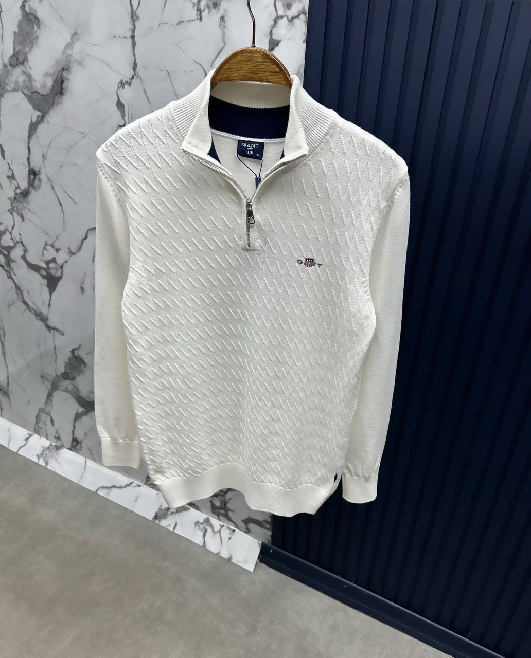 GNT TRİKO FERMUARLI -Beyaz