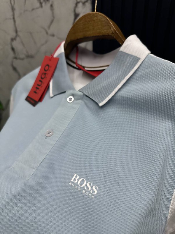 HG MAVİ-BEYAZ  POLO YAKA T-SHİRT