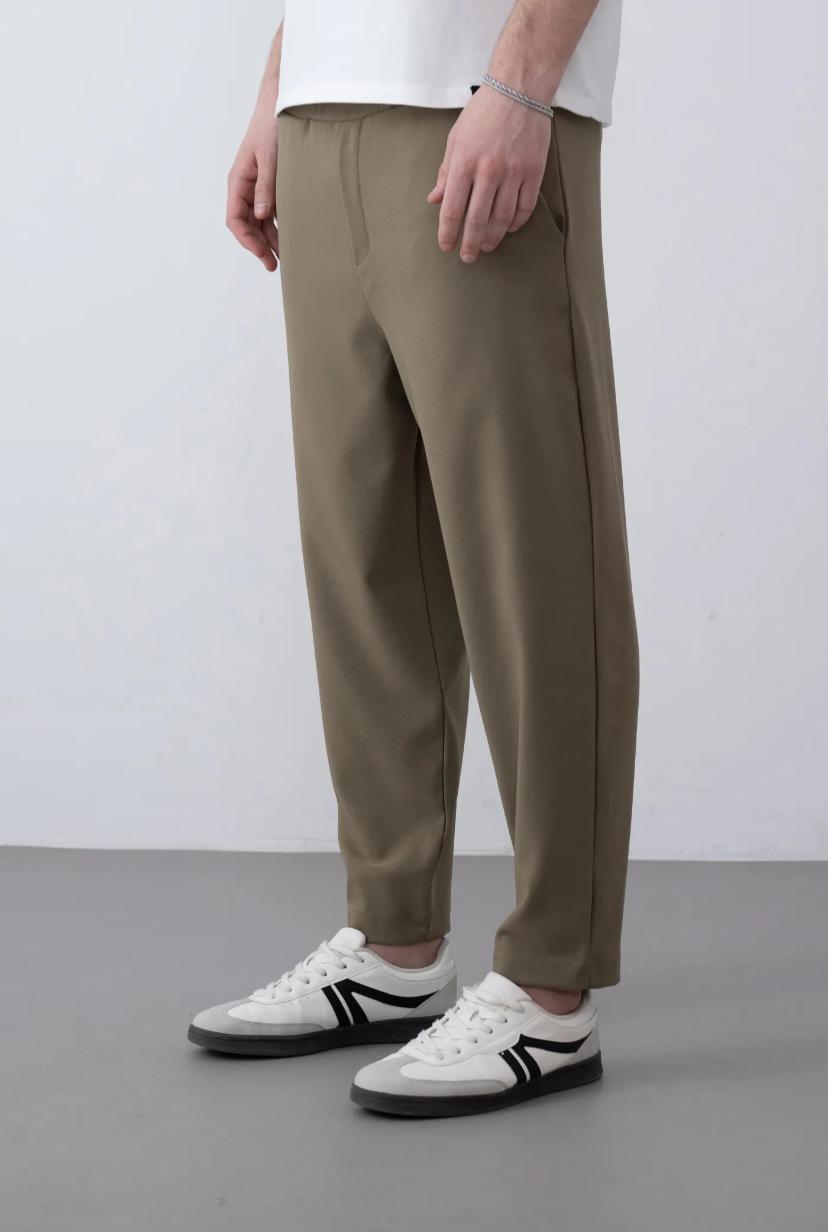 Basic Oversıze Jogger Pantolon-HAKi