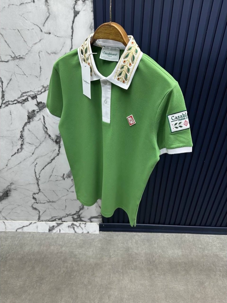 CS Yeşil Polo Yaka  T-Shirt