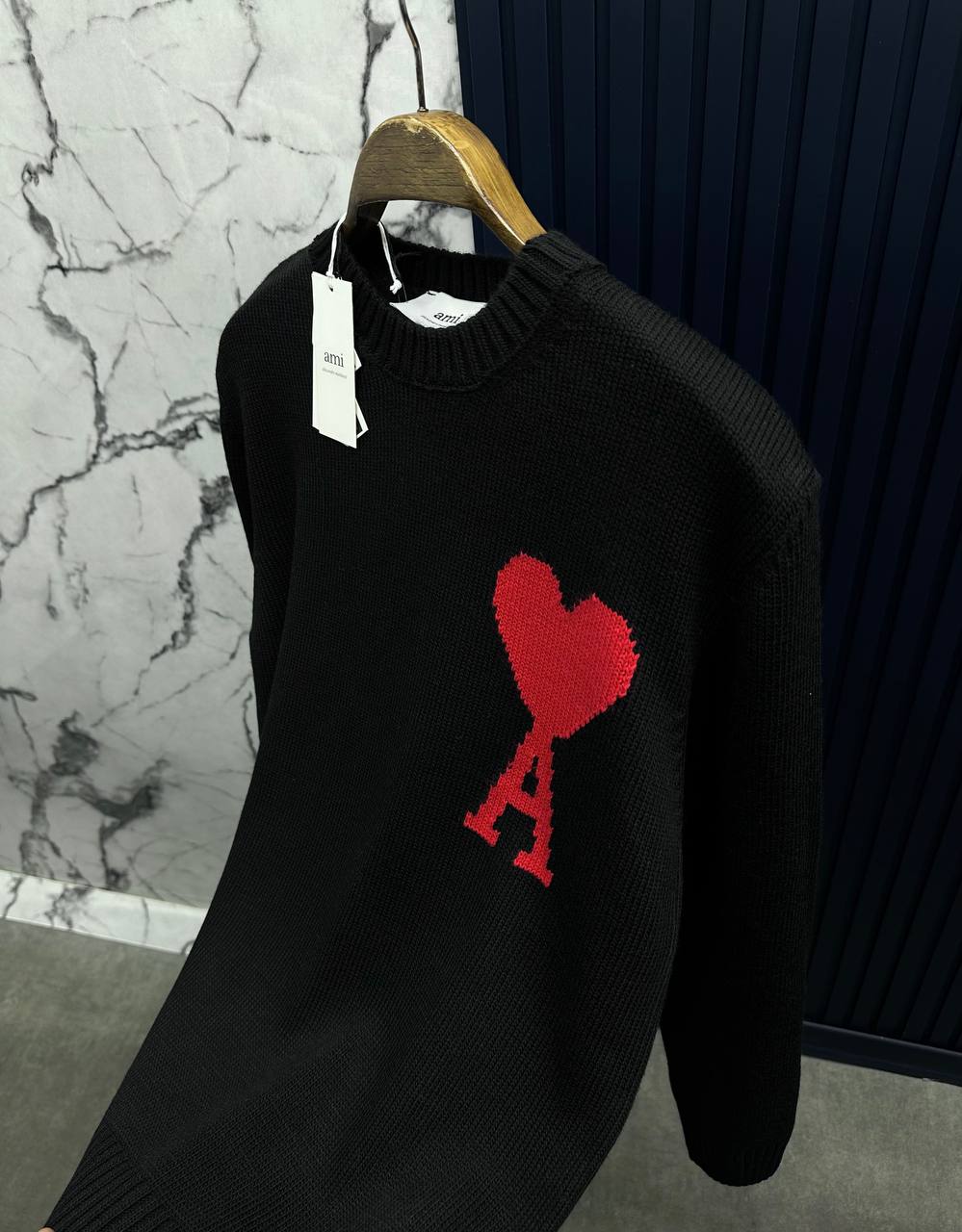 Ami Paris Sweatshirt-Siyah