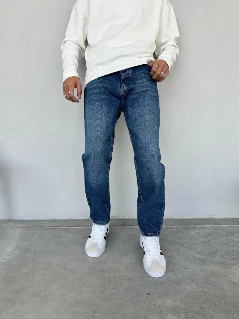 Boyfrıend Pantolon -Koyu Lacivert