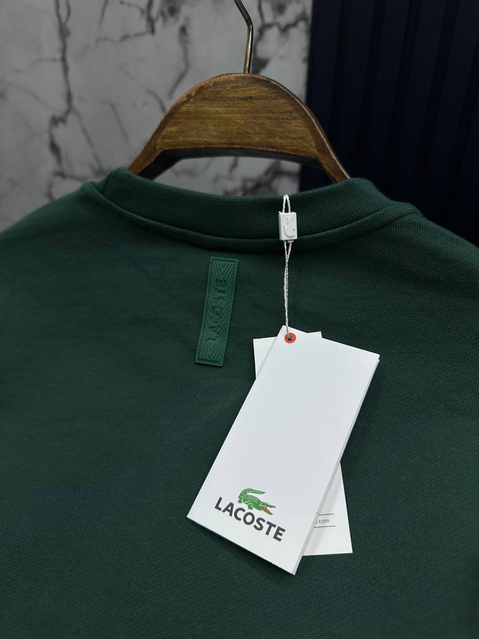 LACOSTE Bisiklet Yaka Sweatshirt-Yeşil