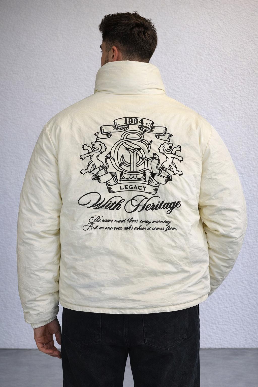 GT NAKIŞLI ŞİŞME EKRU MONT