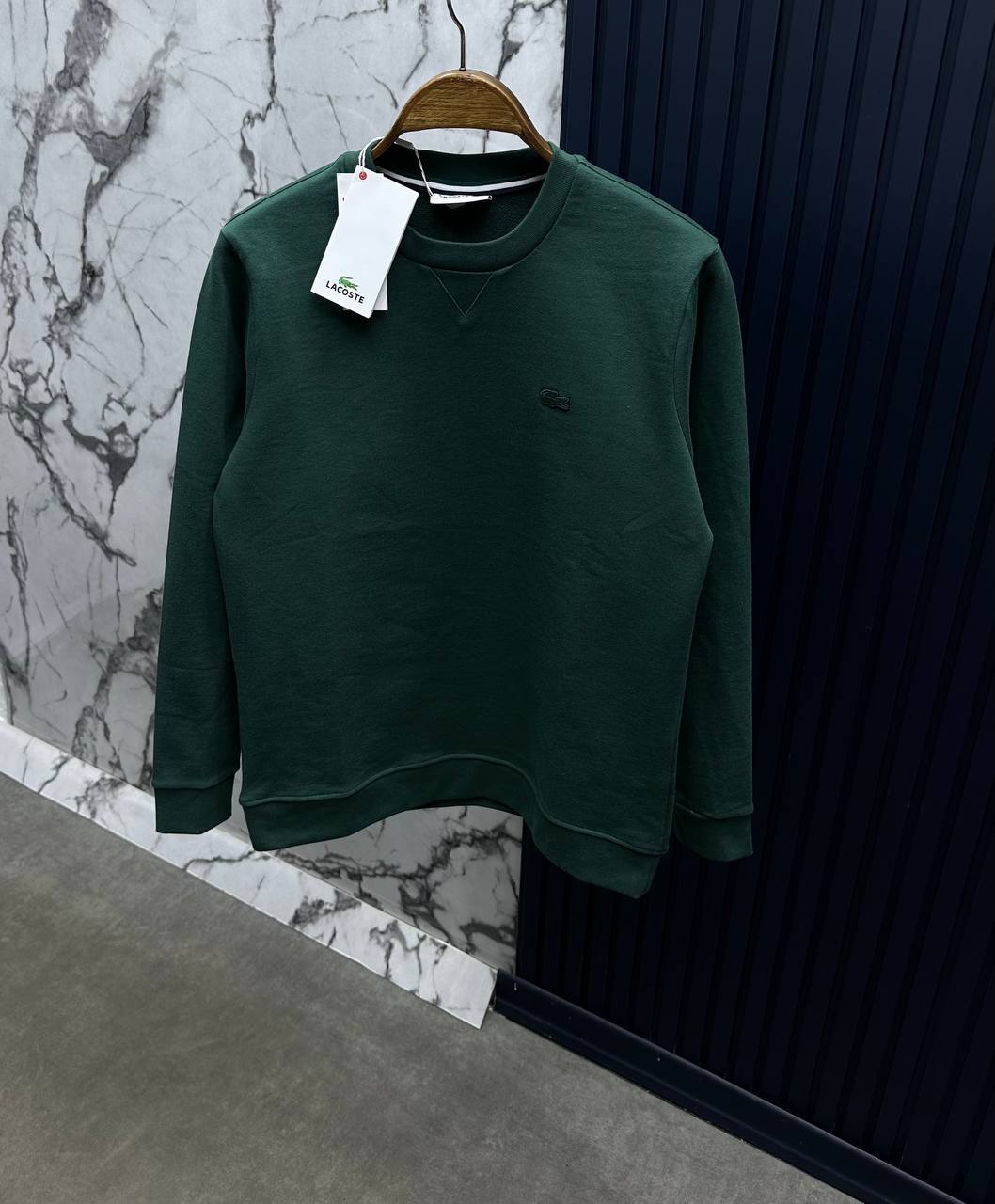 LACOSTE Bisiklet Yaka Sweatshirt-Yeşil