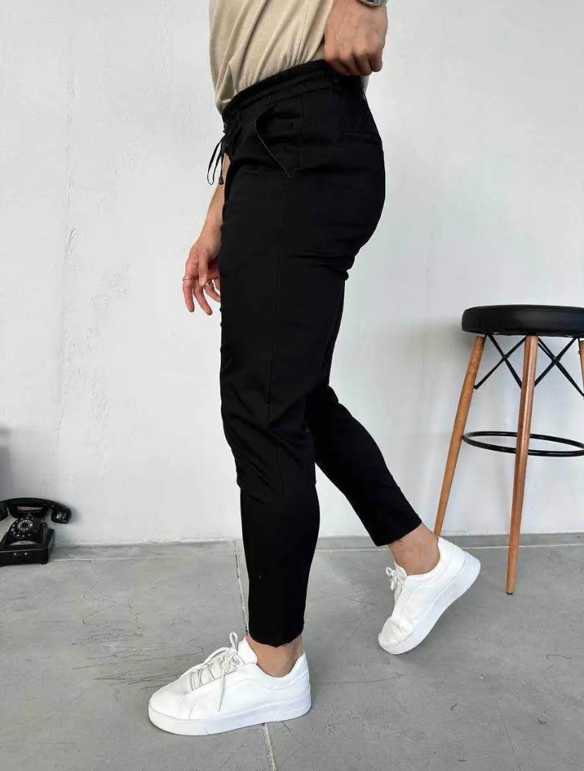 PNT 5062-Slim Jogger Pantolon Siyah