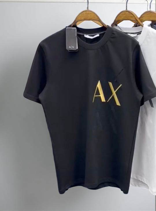 armani exchang tshirt-Siyah