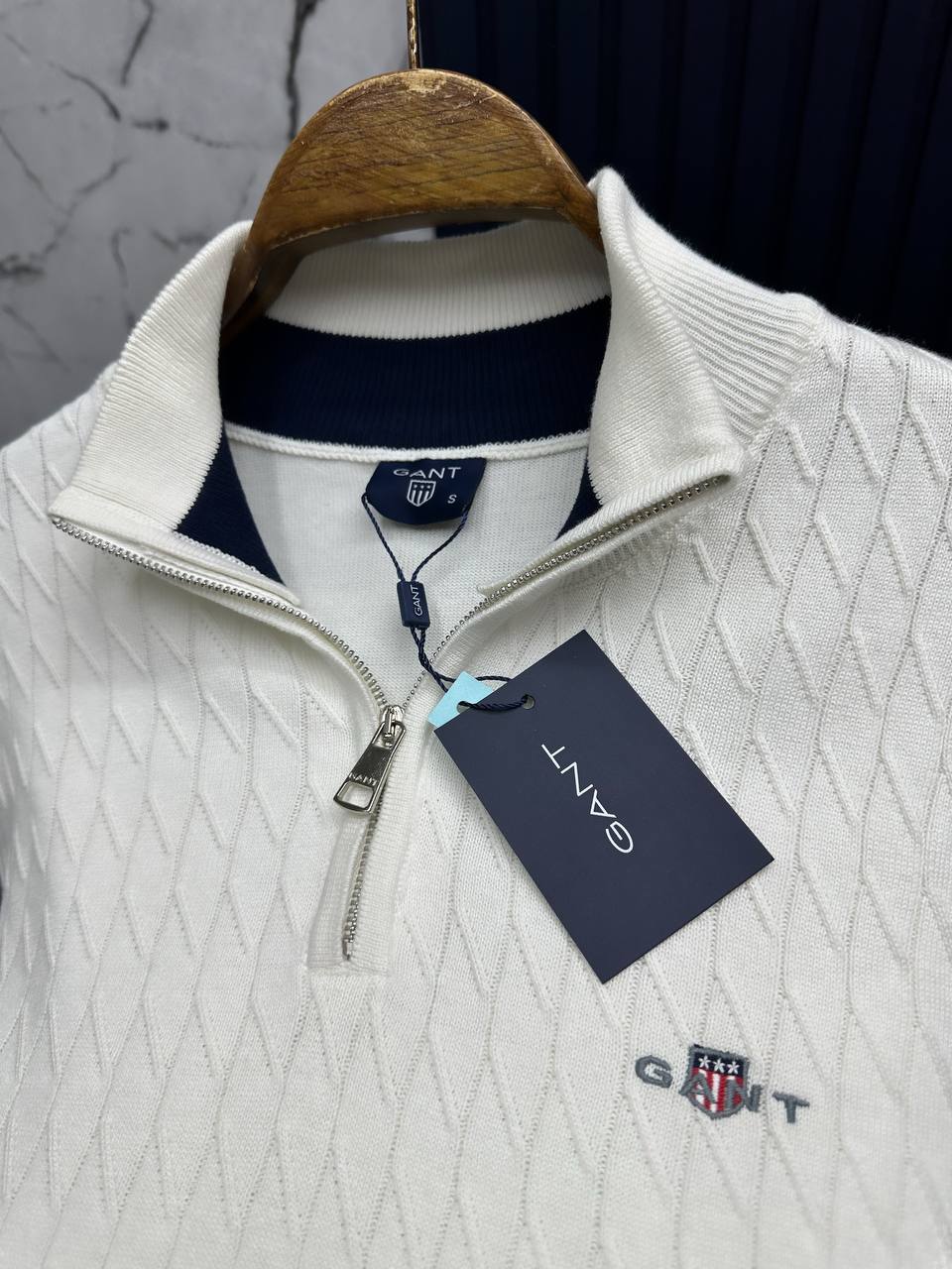 GNT TRİKO FERMUARLI -Beyaz