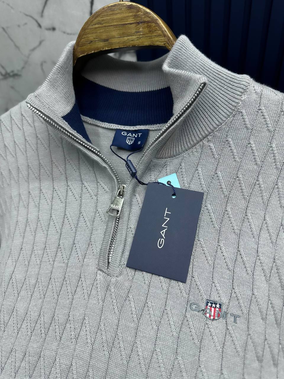 GNT TRİKO FERMUARLI -Gri