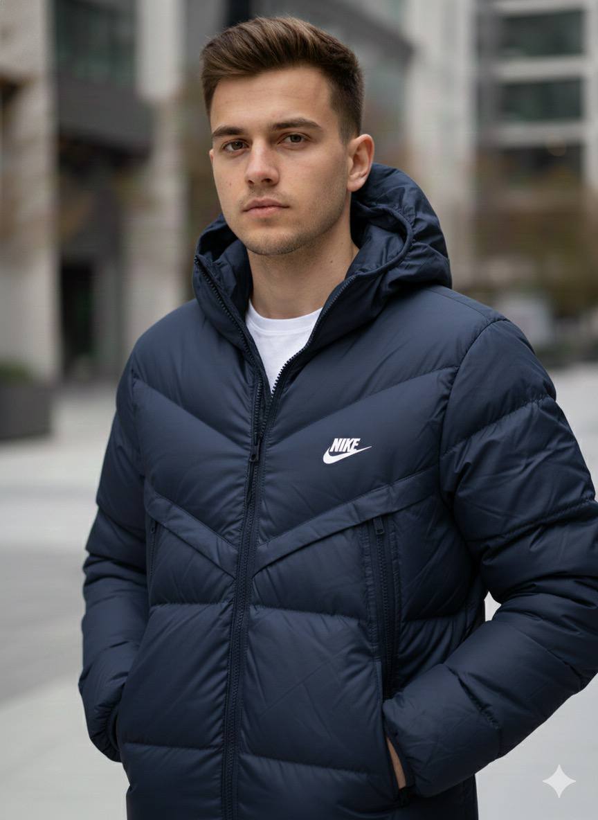 SW 2076 - Nke Şişme Mont -Lacivert