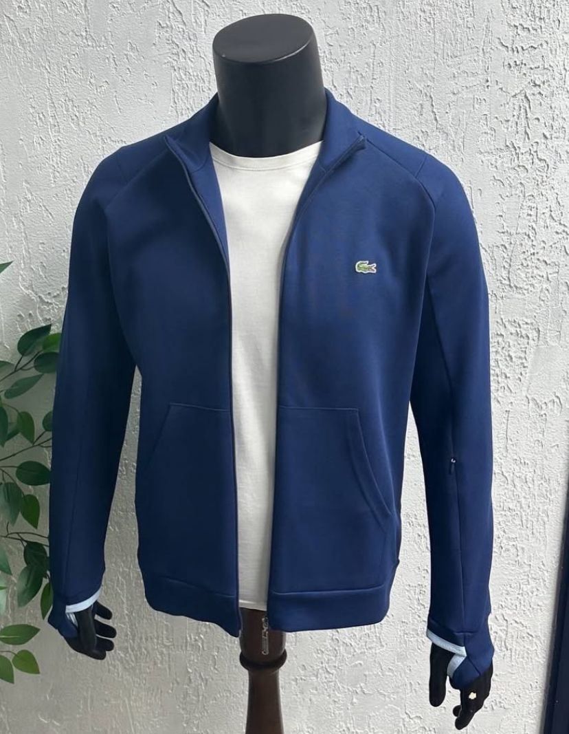 Erkek Regular Fit Fermuarlı Ceket LACİVERT