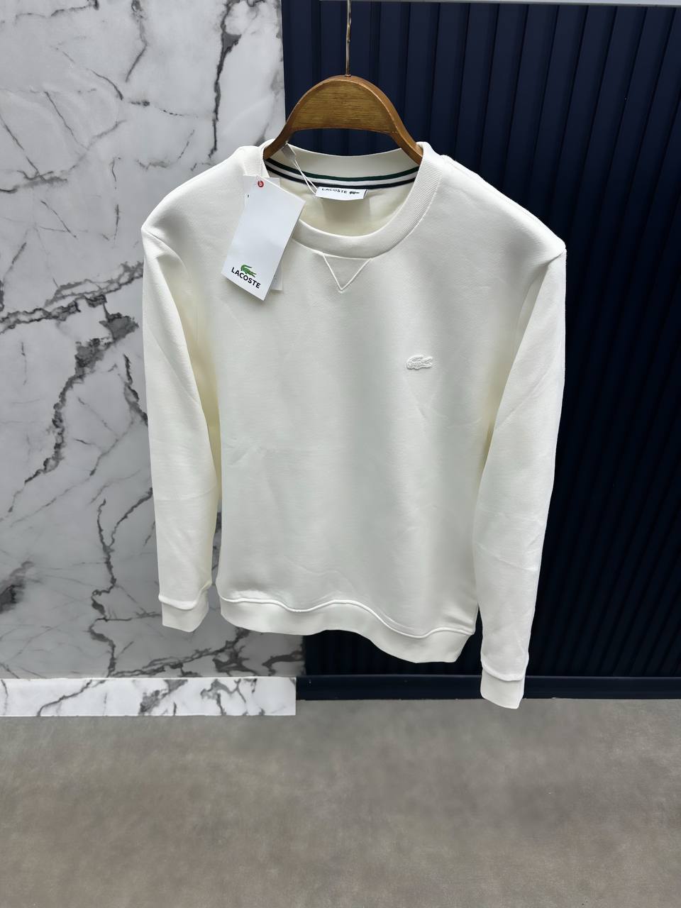 Lcste Bisiklet Yaka Sweatshirt- Beyaz