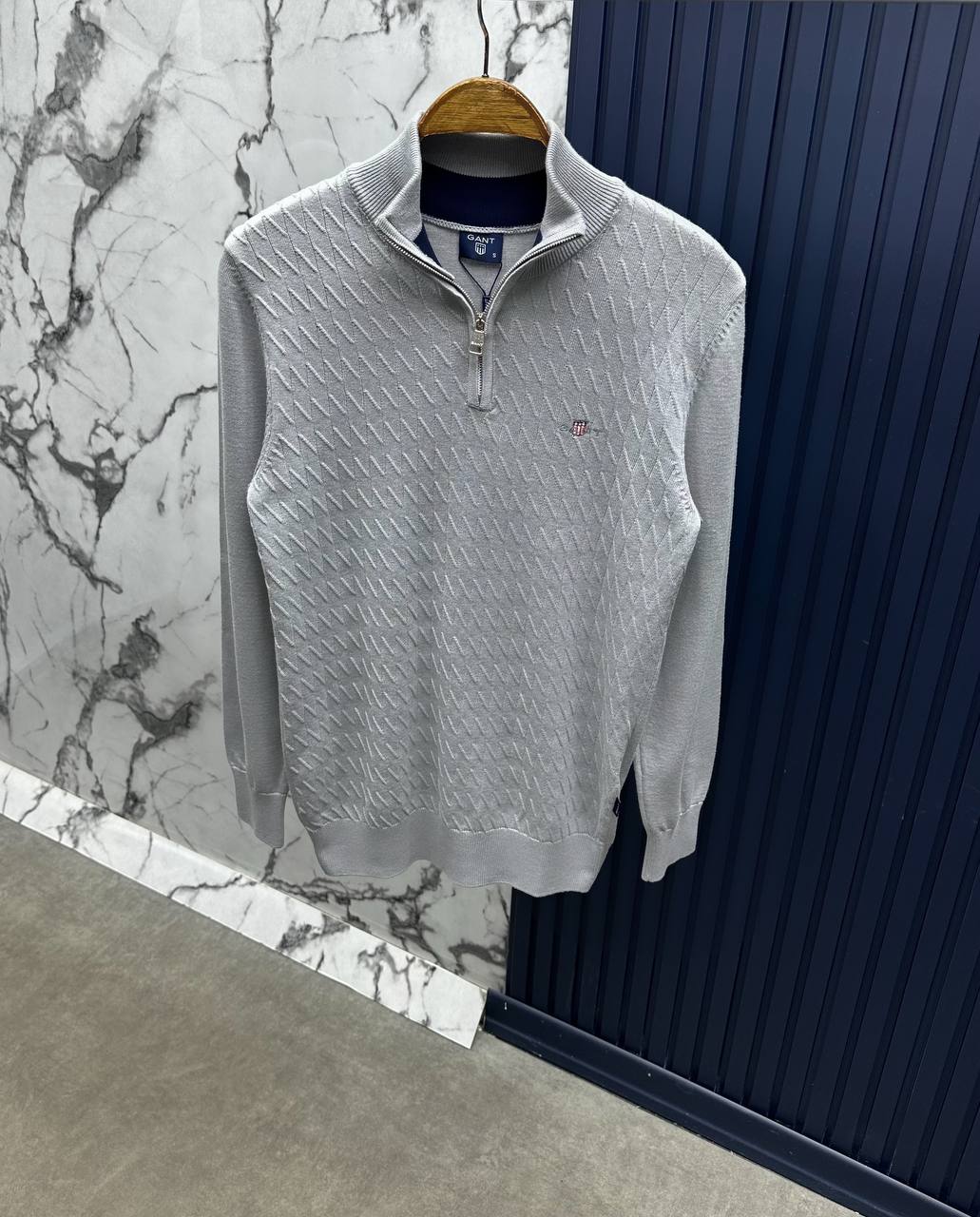 GNT TRİKO FERMUARLI -Gri