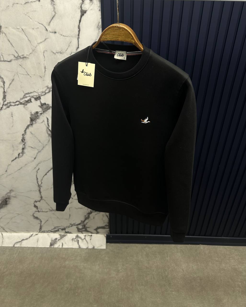 Bymen Logolu Sweatshirt-Siyah