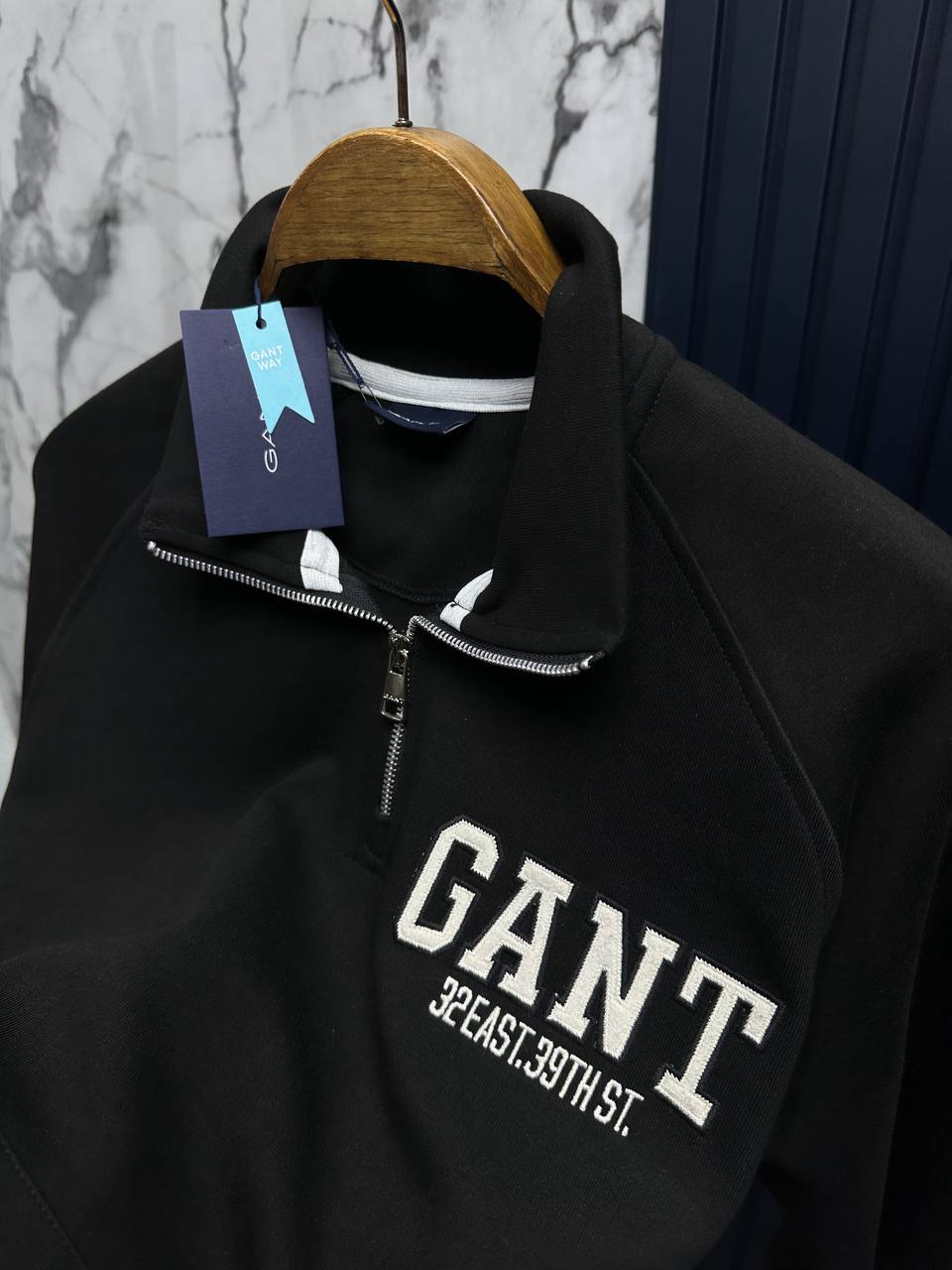 Gnt Fermuarlı Sweatshirt-Siyah