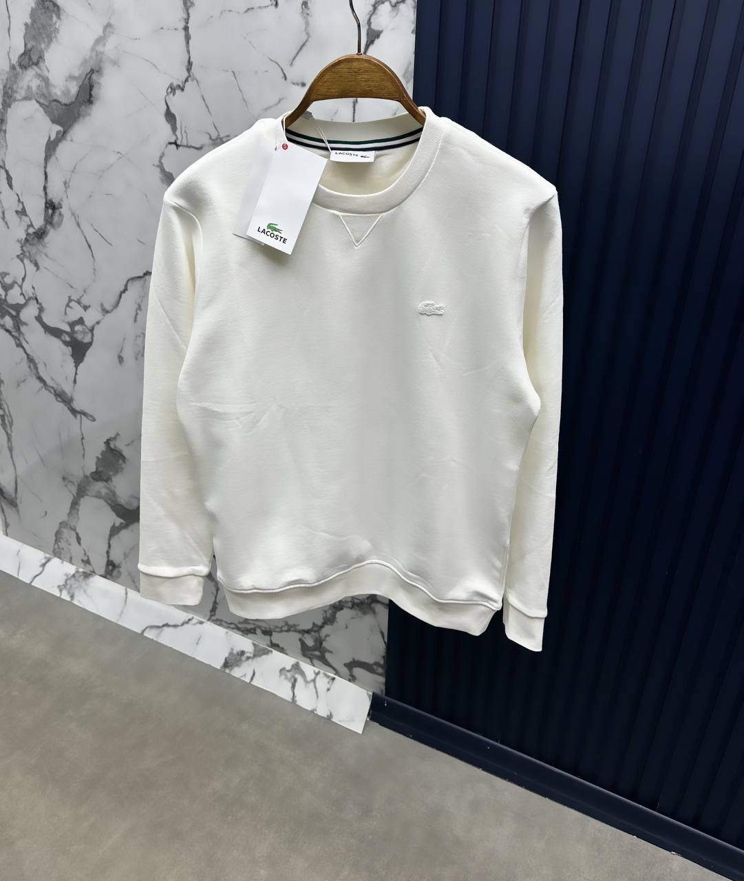 Lcste Bisiklet Yaka Sweatshirt- Beyaz