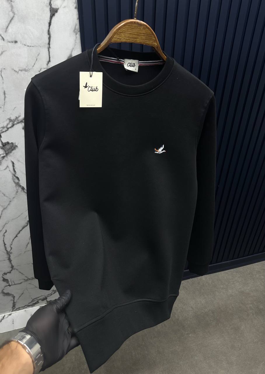 Bymen Logolu Sweatshirt-Siyah