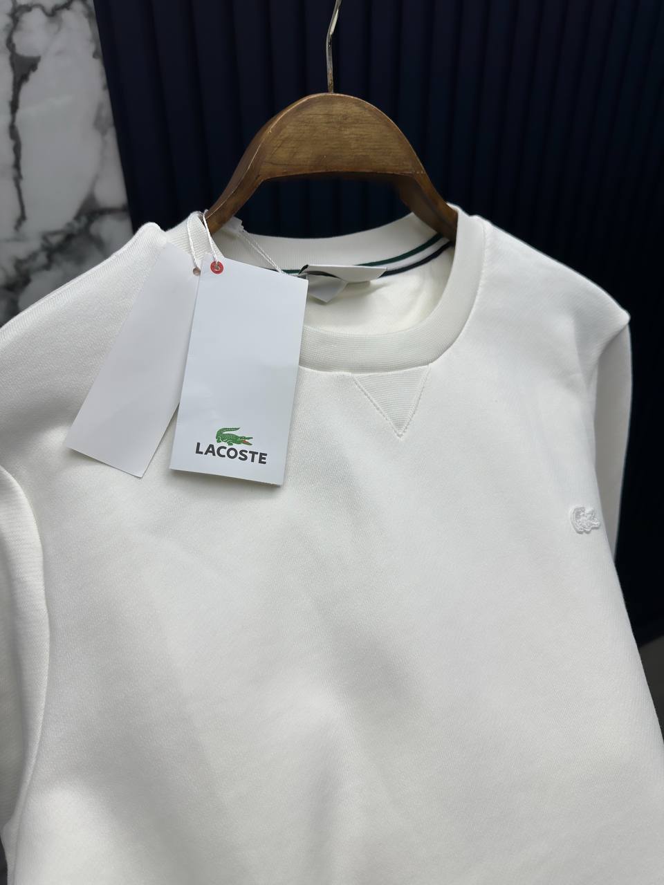 Lcste Bisiklet Yaka Sweatshirt- Beyaz