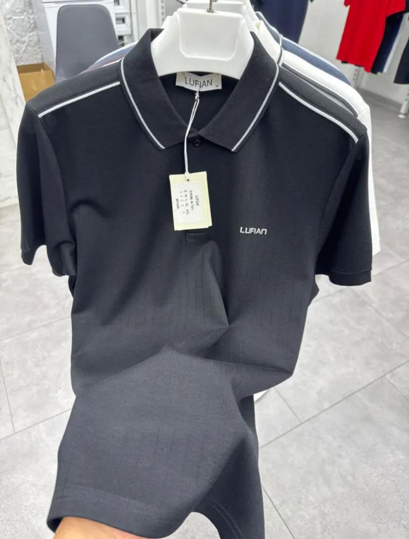 LFN FÜME POLO YAKA Tshirt-Siyah