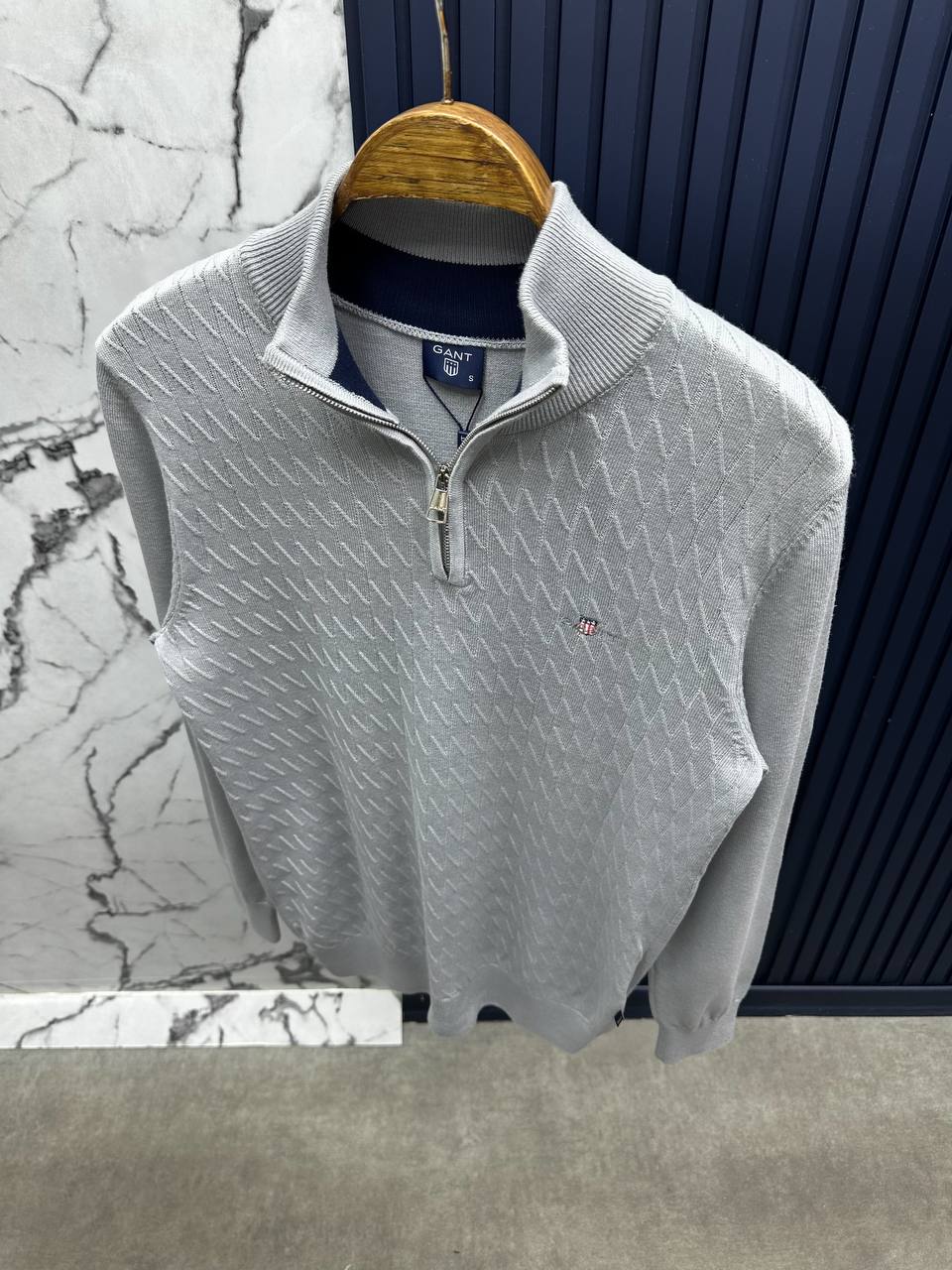 GNT TRİKO FERMUARLI -Gri