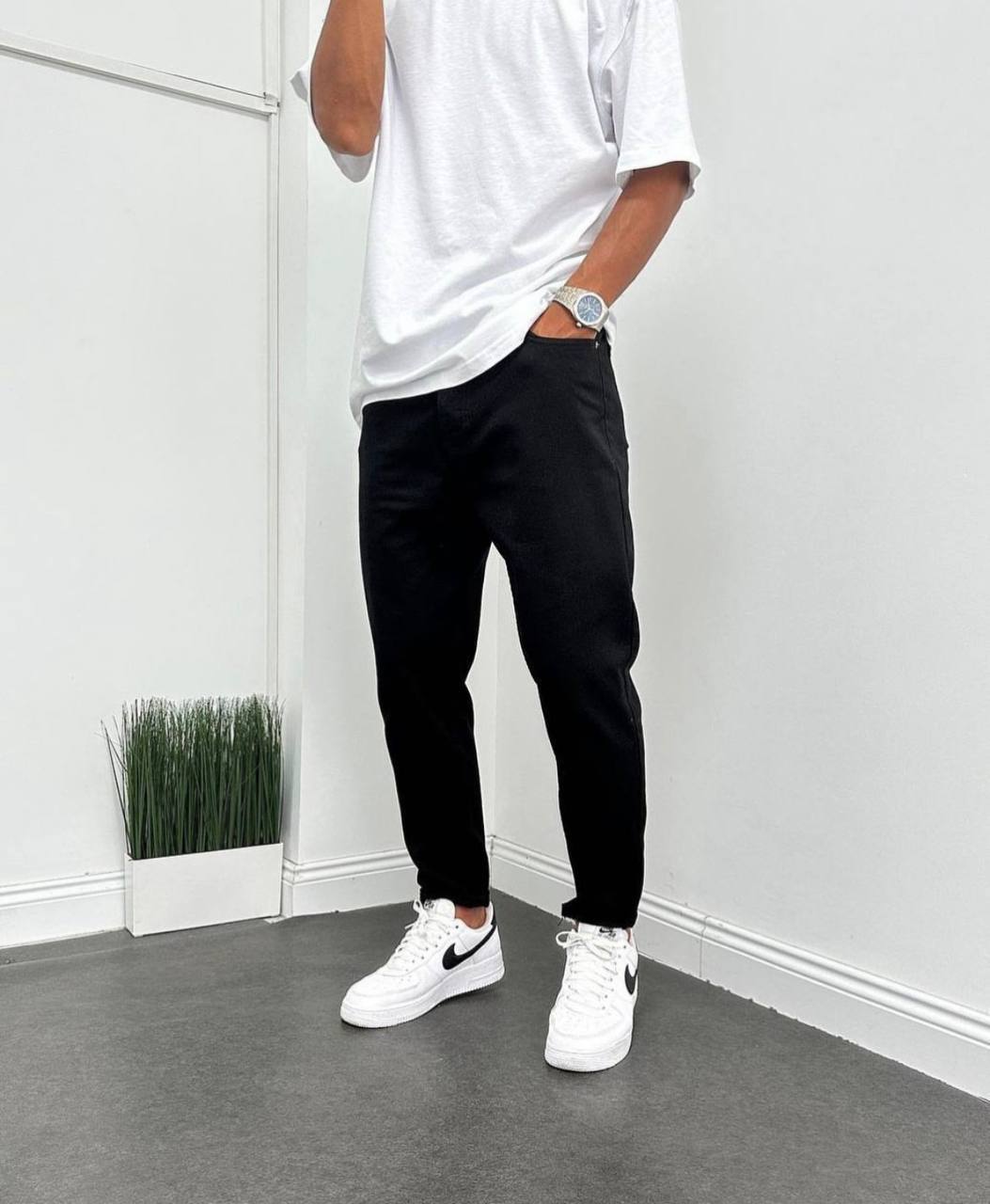 Siyah Boyfriend Jean